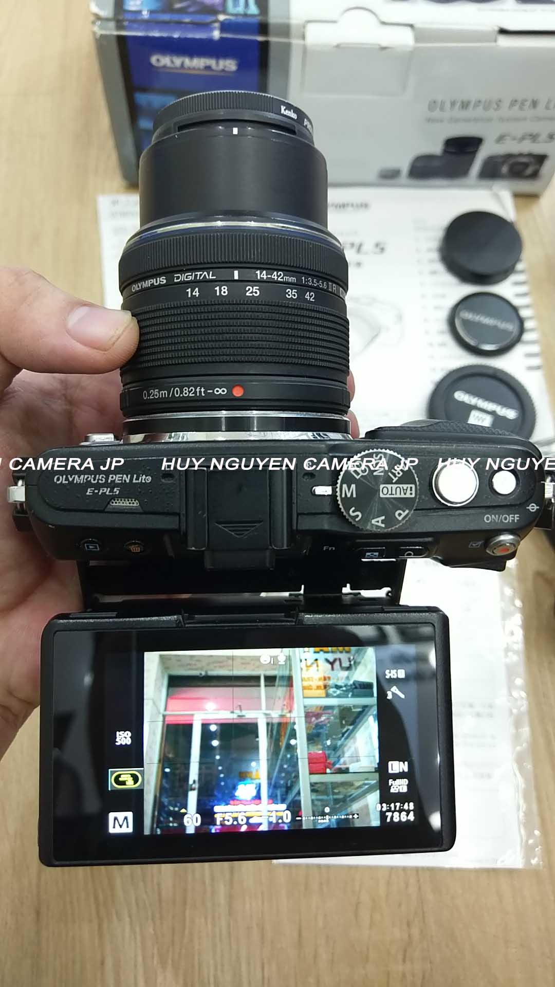 Olympus e - pl5 fullbox kèm kit 14 42 ed r.