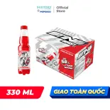 [SALE 8.8] Thùng 24 Chai Nước Tăng Lực Sting Boost Vị Dâu - Giảm 50% Đường (330ml/Chai)