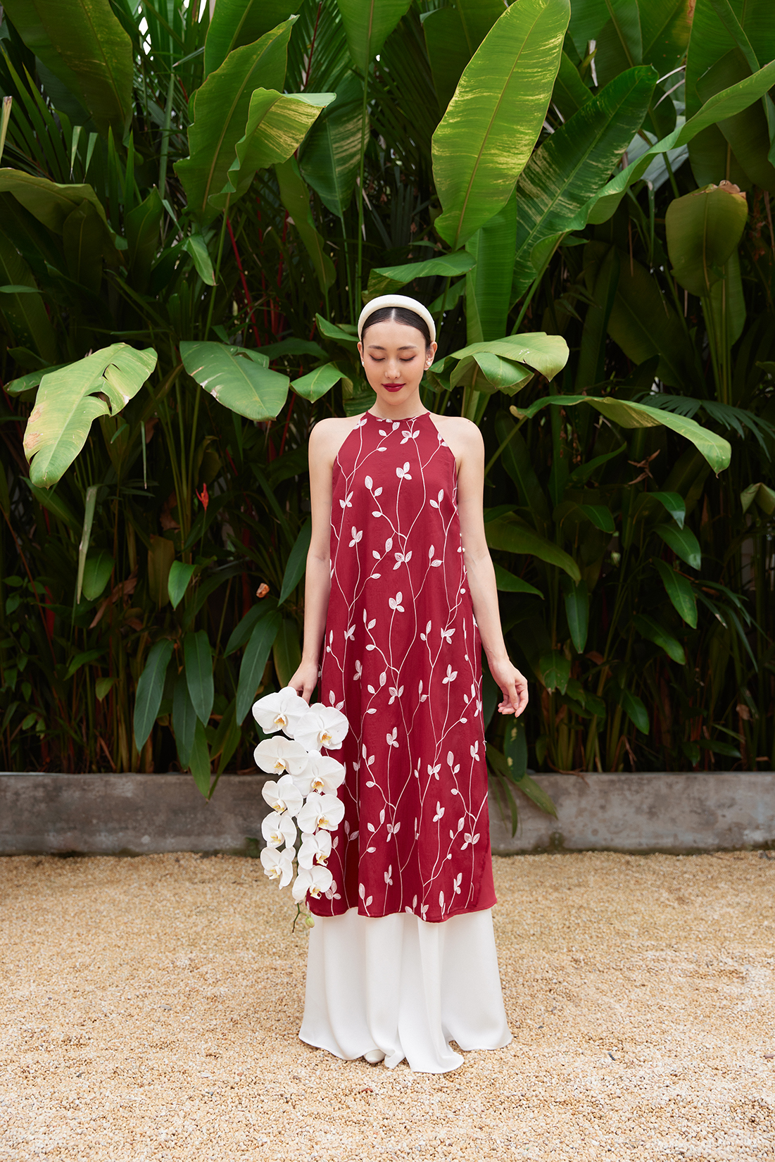 Nosbyn - áo dài chi lan - n311-d003