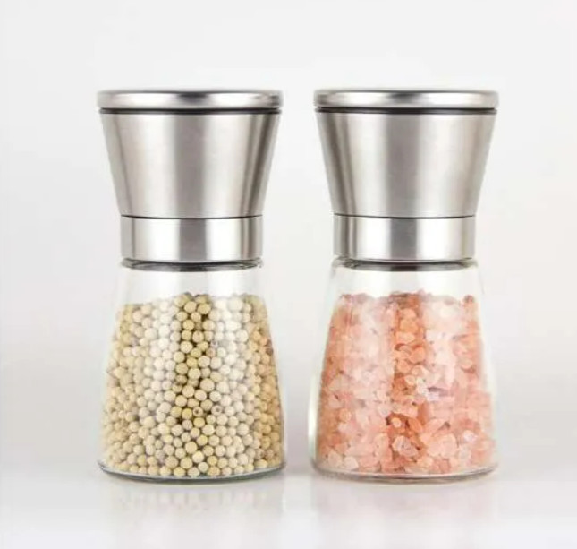 Dụng cụ xay tiêu inox cầm tay đa năng cao cấp - lọ đựng tiêu xay tiêu inox 304 cao cấp - xay tieu - xay muoi hot - lọ rắc muối tiêu - phụ kiện nhà bếp