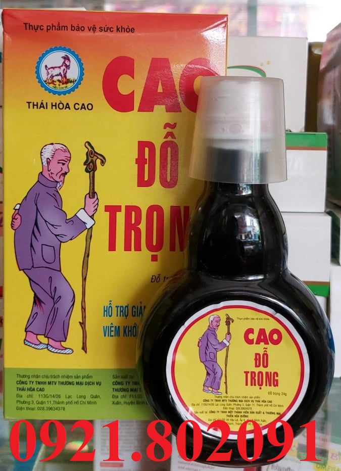 Sir cao đỗ trọng thái hòa cao chai 200ml
