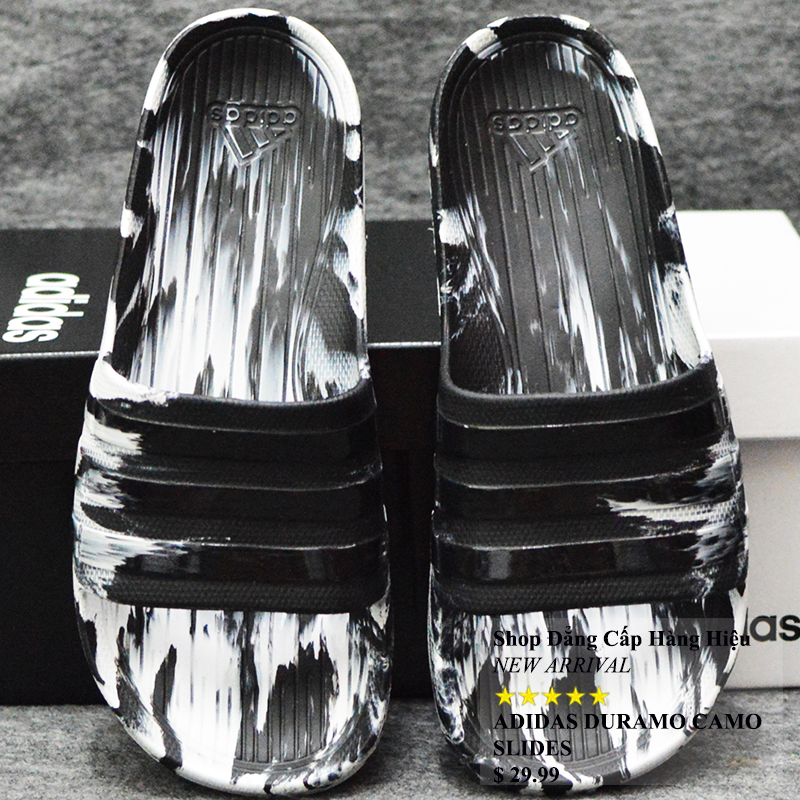 Dép Thể Thao Adidas Nam Nữ Duramo Camo sọc loang