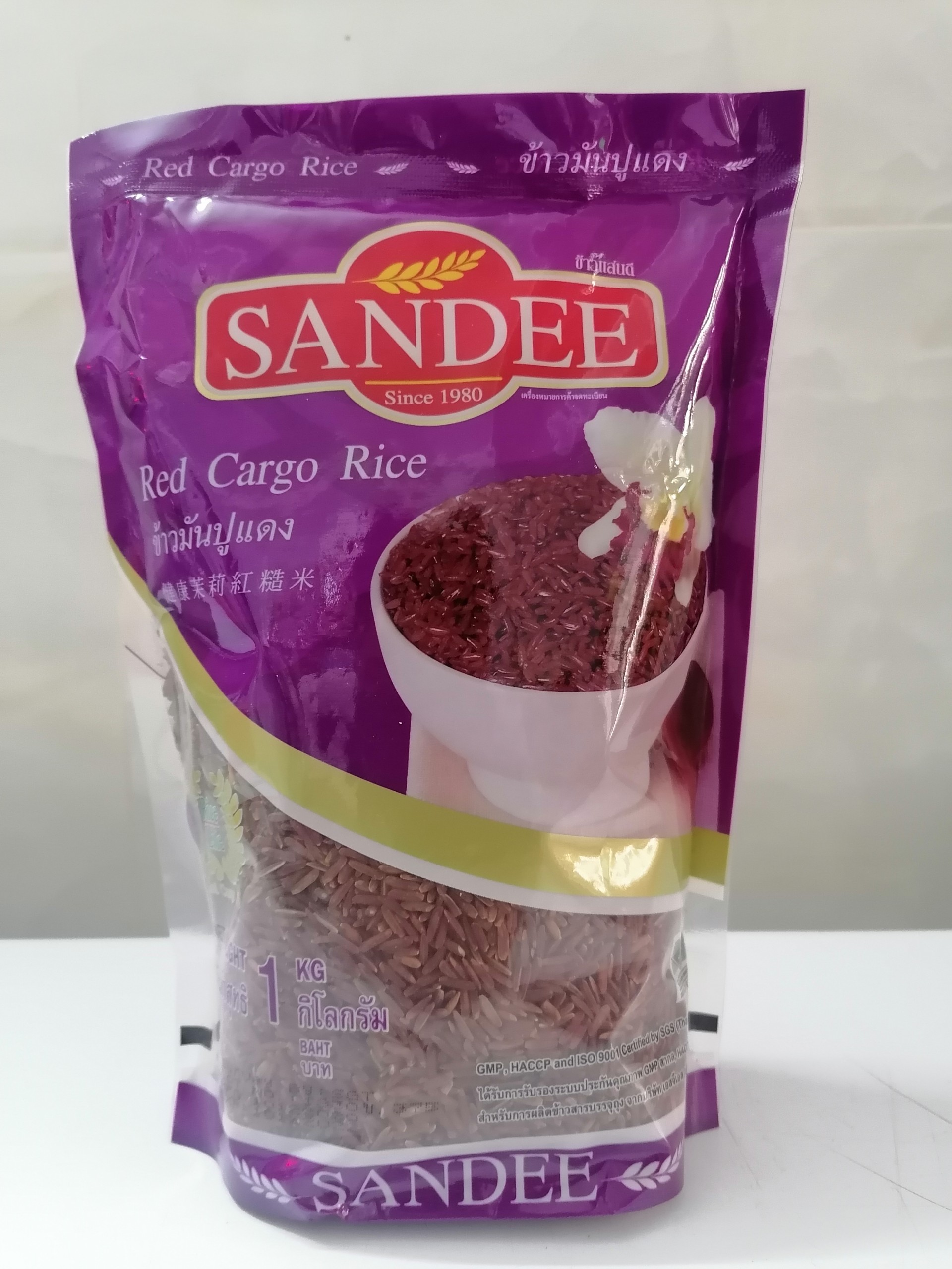 [Túi TÍM 1Kg] GẠO LỨT HUYẾT RỒNG [Thailand] SANDEE Red Cargo Rice (halal)