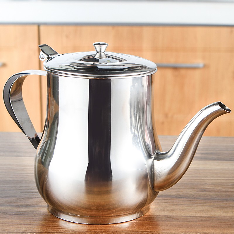 Ấm pha trà inox dung tích lớn 1.5lit - Bình trà cà phê inox 1500ml - bình size đại 113