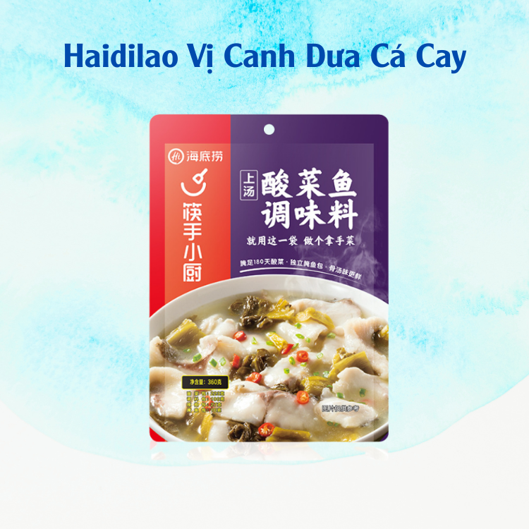Cốt Lẩu Haidilao - Vị Canh Dưa Cá Cay