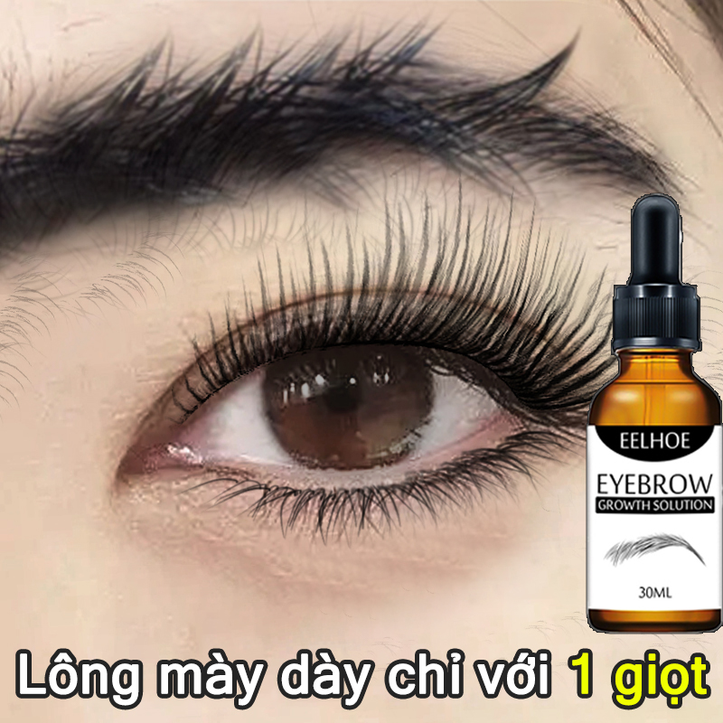 Serum mọc lông mày tinh chất dưỡng mi serum chăm sóc dưỡng ẩm nhẹ nhàng 30ml làm dày lông mày phục hồi ngăn ngừa rụng