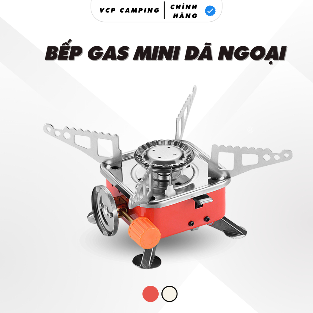 Mini Foldable Gas Stove with Automatic Ignition and Safety Gas Control Valve, Camping Stove, Picnic Stove + Carrying Bag