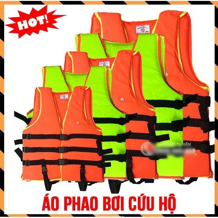 Áo Phao Bơi Cho Bé, Người Lớn, Áo Phao Cứu Hộ Cao Cấp,Hàng Cao Cấp Loại 1(Có Sẵn)