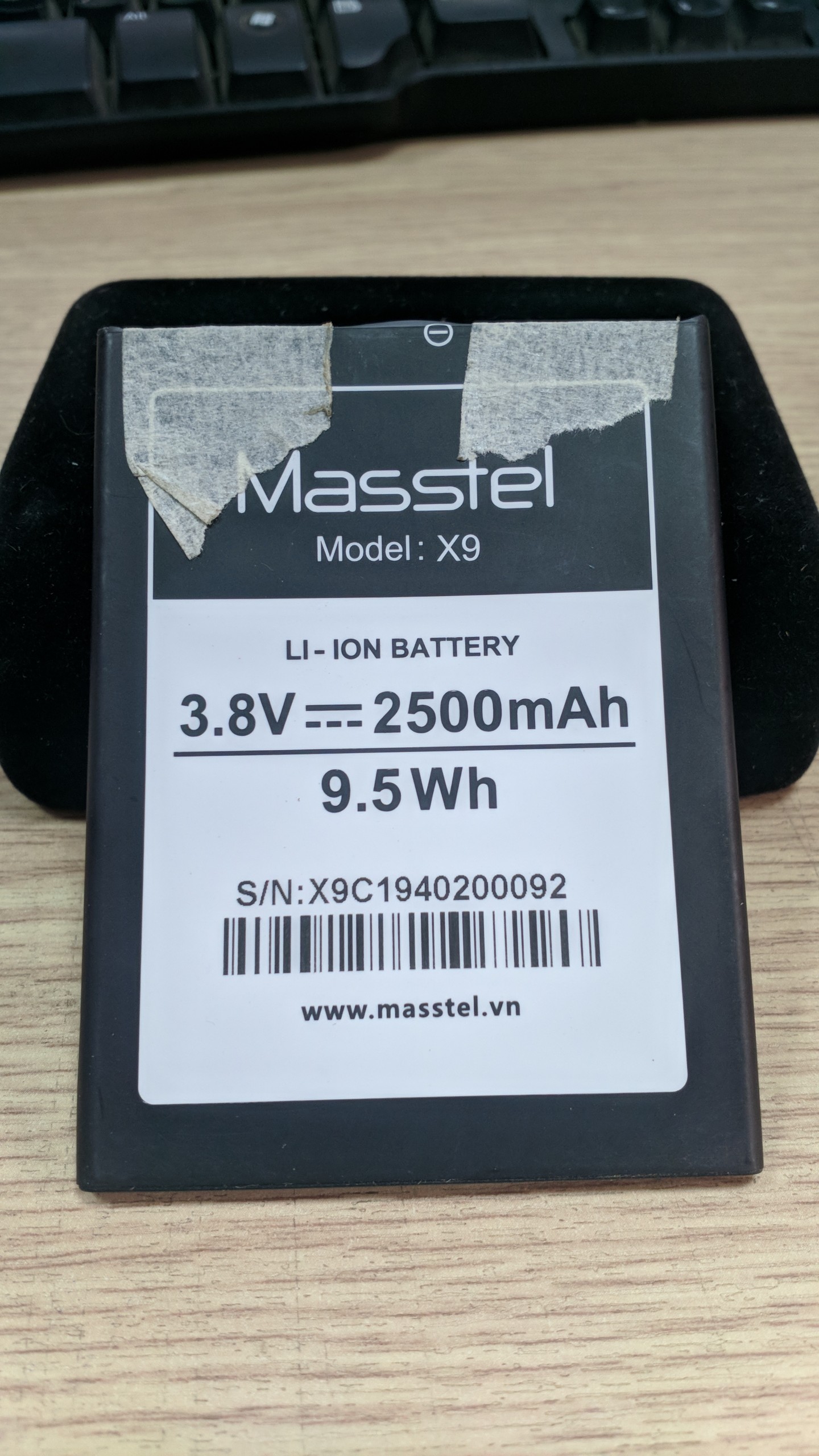 Pin dành cho điện thoại Masstel chuẩn dung lượng