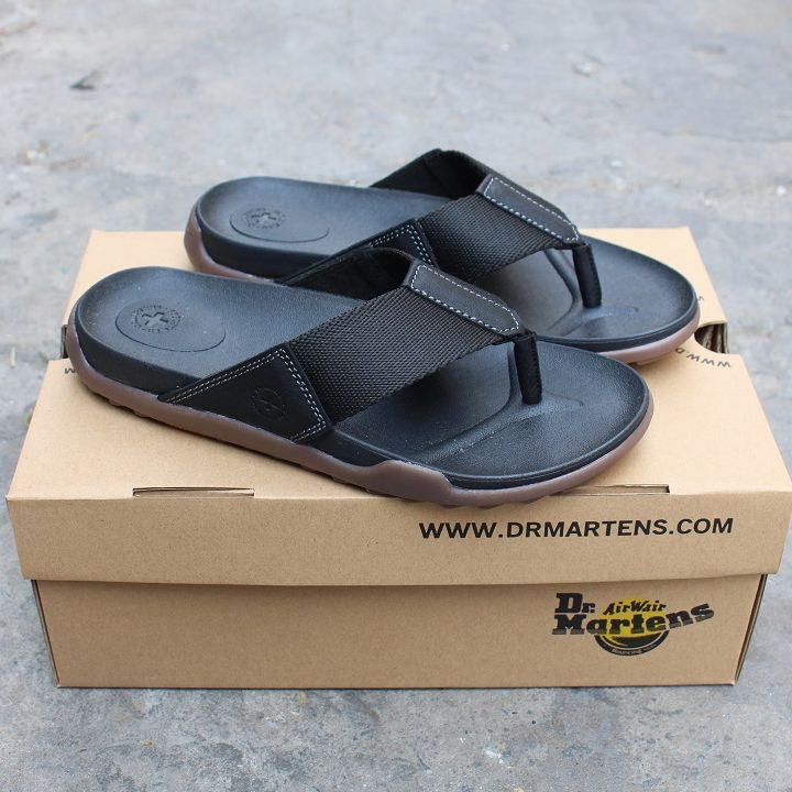 Dép da nam da bò dr martens (DR.K02)