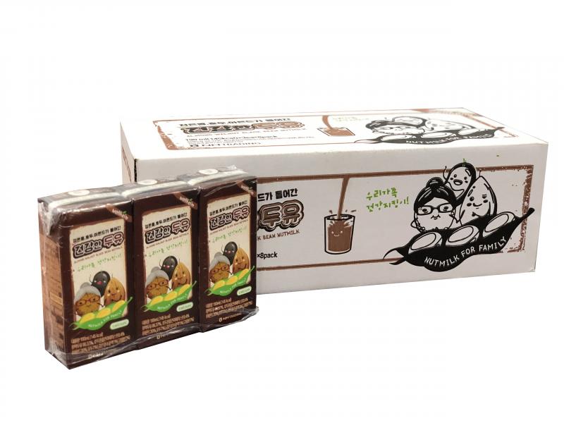Sữa Óc Chó Hạnh Nhân Đậu Đen Nonghyup Hàn Quốc 190ml x 24 Hộp