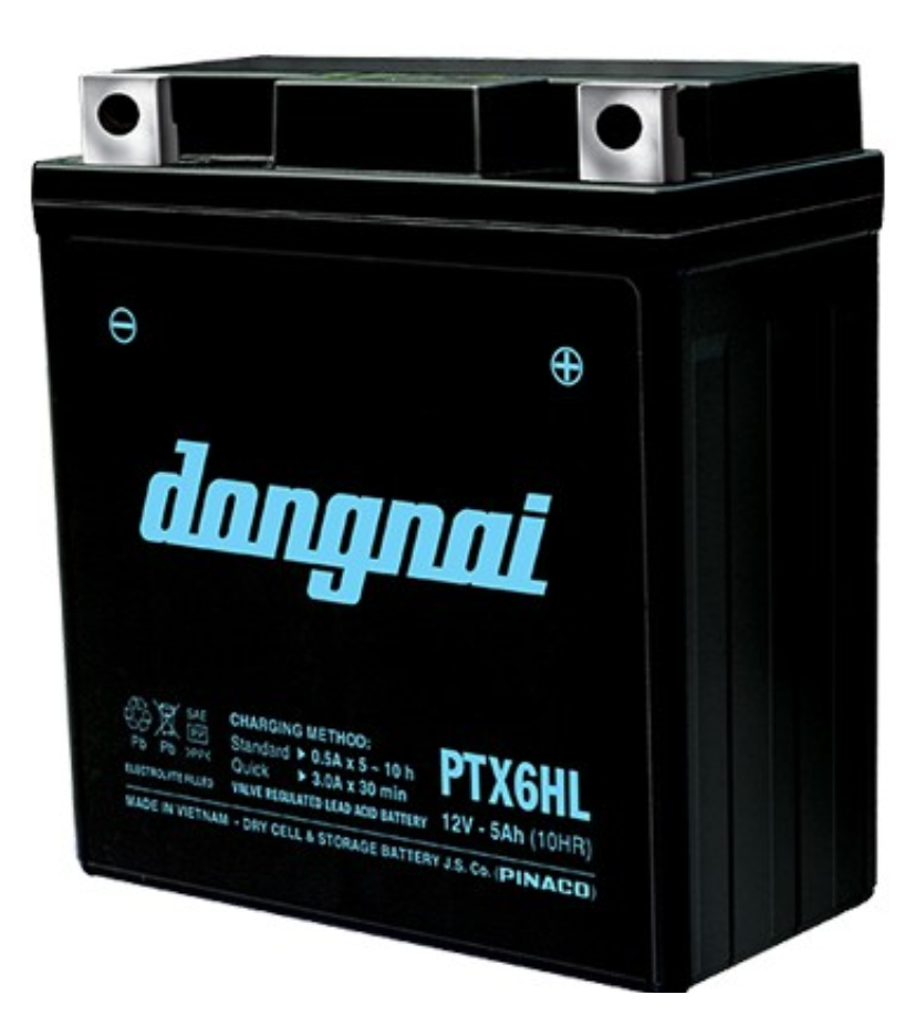 [HCM]PTX6HL ẮC QUY XE MÁY KHÔ ĐỒNG NAI (12V-5AH