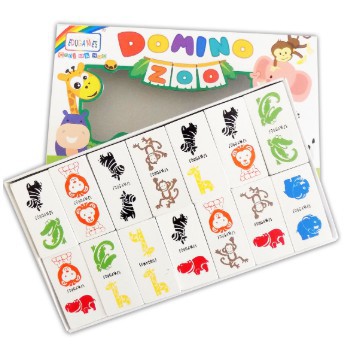Đồ chơi Domino Zoo - Edugames - Hình ảnh sinh động - Càng chơi càng vui cùng càng gắn kết yêu thương