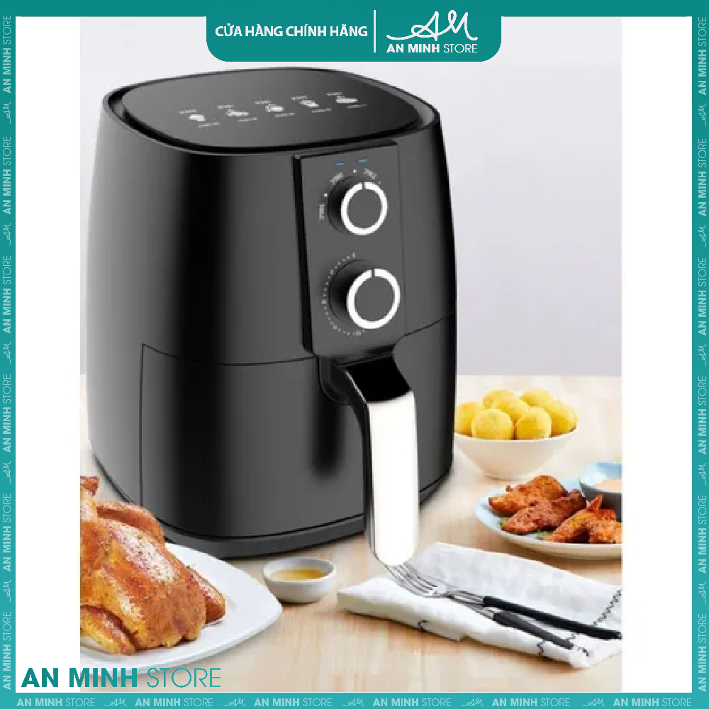Nồi Chiên Không Dầu Camel 6 Lít 1500W – BH 12 tháng