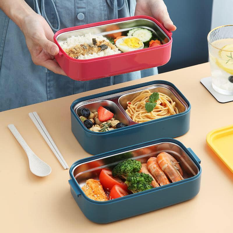Raffer Hộp cơm văn phòng giữ nhiệt inox 304 Enjoi Meal - Hộp cơm cute tiện ích RF1209