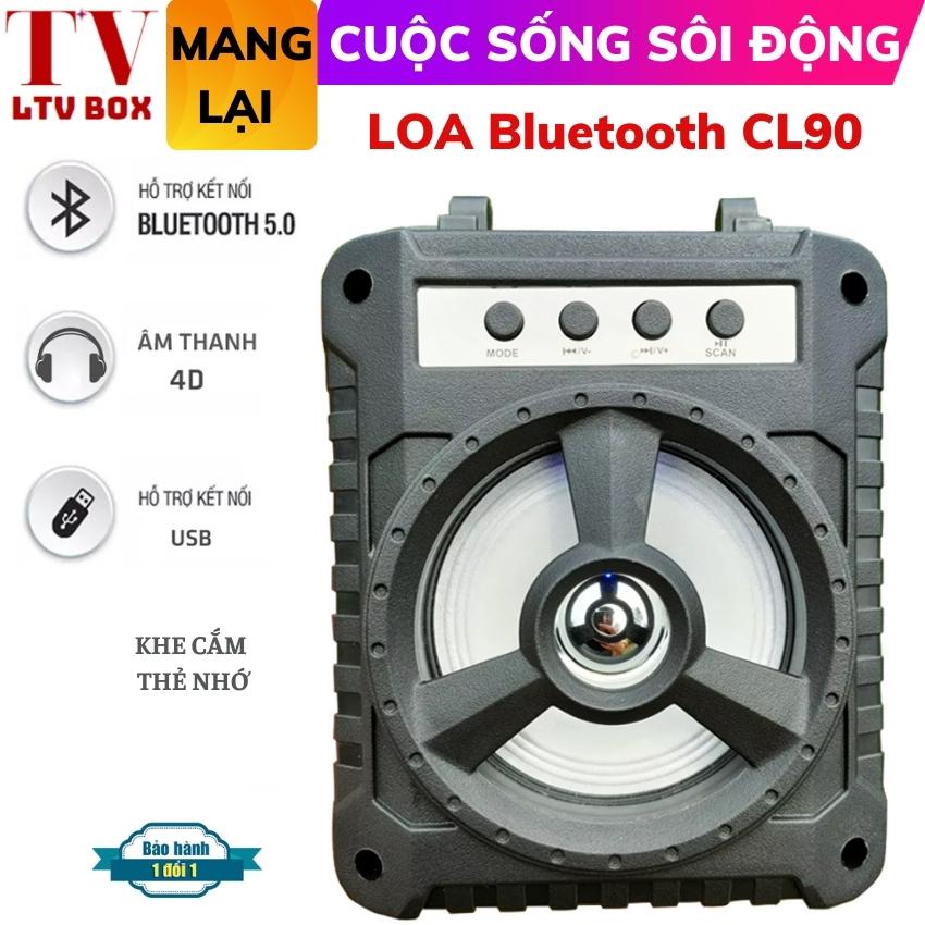 Loa bluetooth mini cl90 loa bluetooth mini nhỏ gọn loa công suất lớn hỗ trợ kết nối usb, thẻ nhớ , fm radiodio