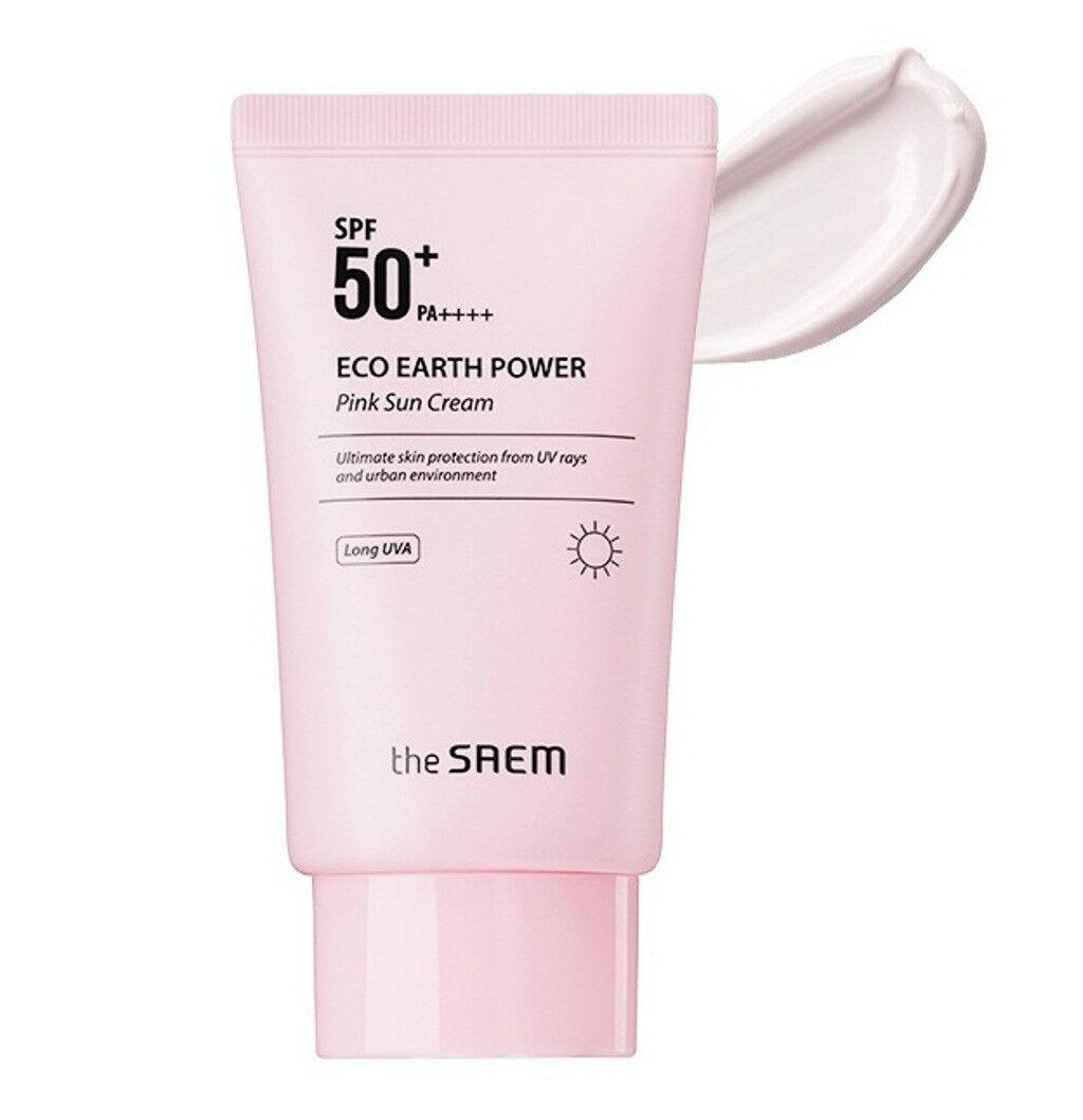Kem Chống Nắng Làm Trắng Da The Saem Eco Earth Power Tone Up Sun Cream SPF50+ PA++++50g