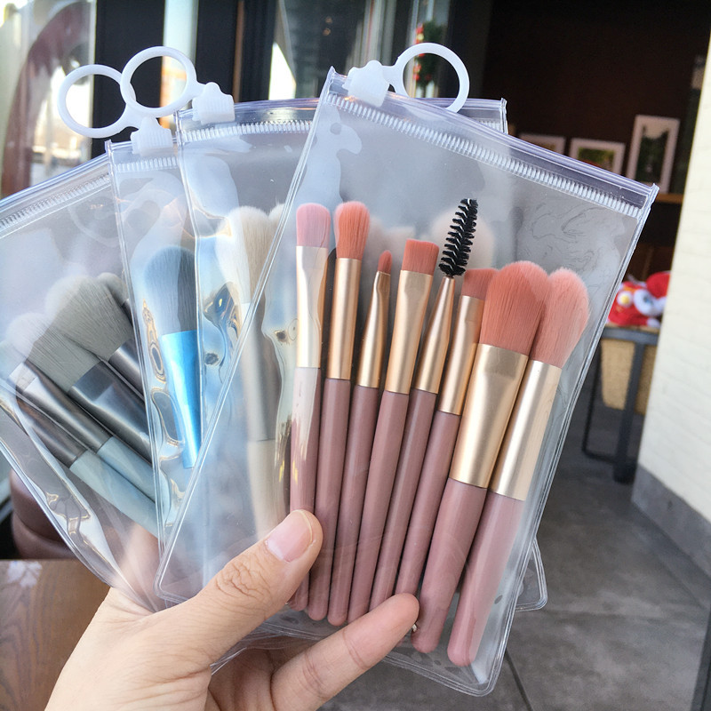 8 pcs cọ trang điểm mềm mại cao cấp cọ che khuyết điểm