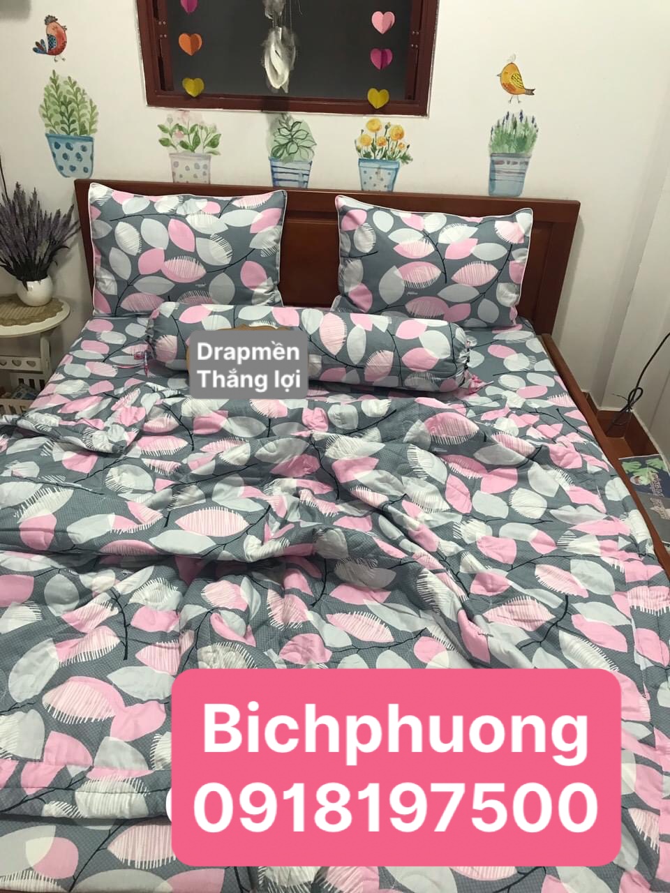 [HCM]Bộ Drap mền 5 món hoặc{ mền lẻ} 100% Cotton Thắng Lợi /chuẩn logo trên vải/ đủ  size lựa chọn