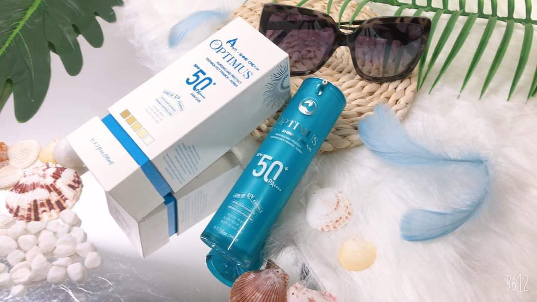 Kem chống nắng thảo mộc chiết xuất tảo biển Optimus Anti shine Cream