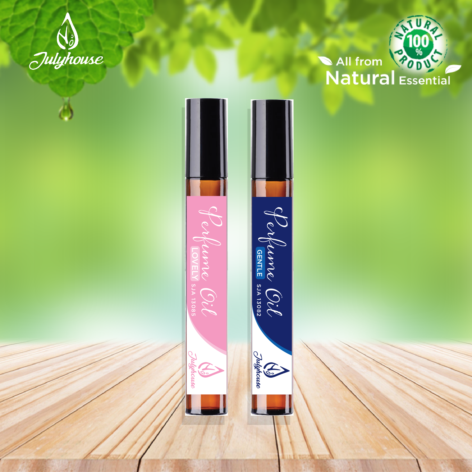 Combo nước hoa couple: Nước hoa Gentle 10ml - Nước hoa Lovely 10ml Julyhouse - TT CIRINO