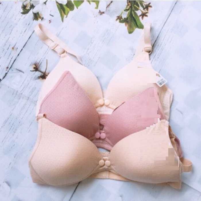 Bộ 3 áo lót ngực cho con bú có cúc bấm chipxinhxk
