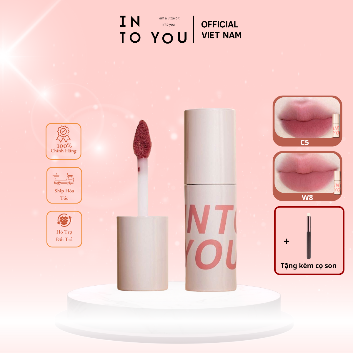 Son kem lì mềm mịn như nhung customize air lip mud 2.6g