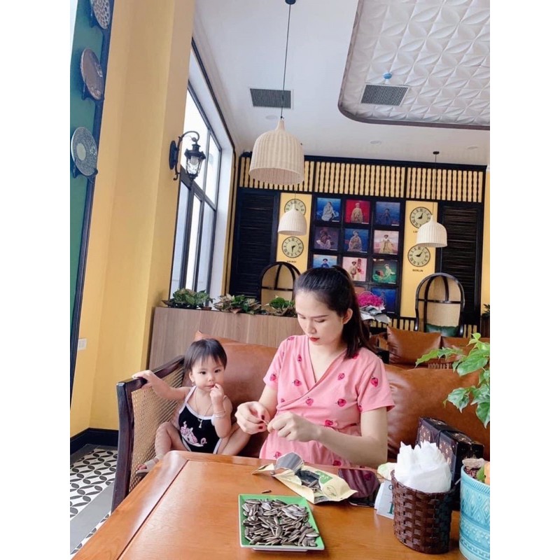 Bộ Bầu Hè Cotton Mặc Bầu & Sau Sinh - Hàng Cotton Loại 1 Chuẩn Đẹp Mềm Mát Co Giãn 4 Chiều
