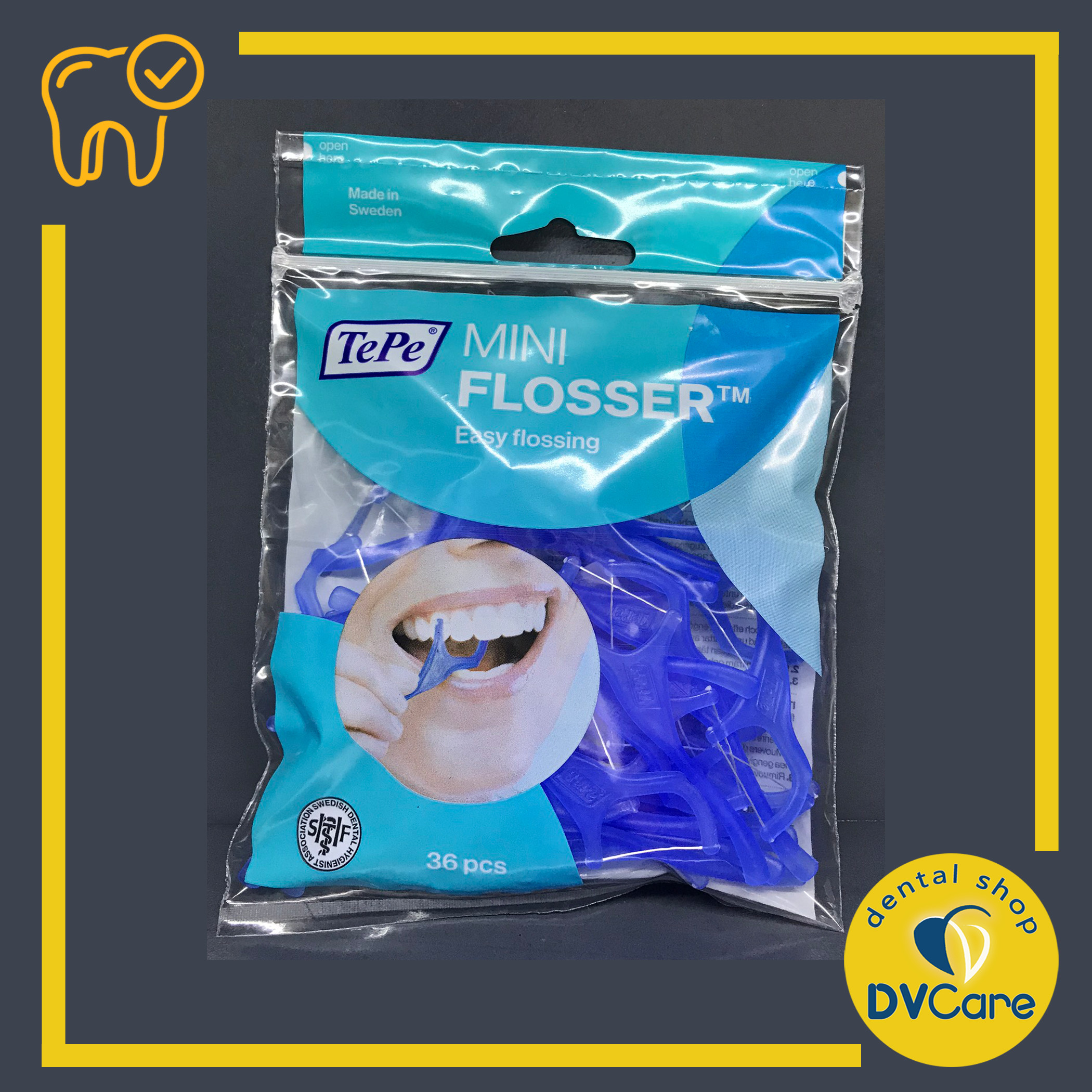 Chỉ nha khoa cung Tepe Mini Flosser túi 36 Cái