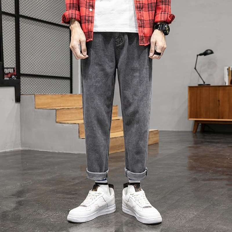 Quần baggy ống rộng - quần jean nam - chuẩn hotboy hàn quốc