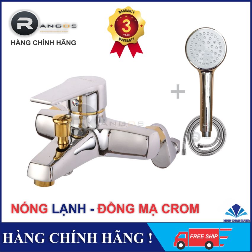 Bộ sen tắm Rangos RG-03S kèm đầy đủ phụ kiện