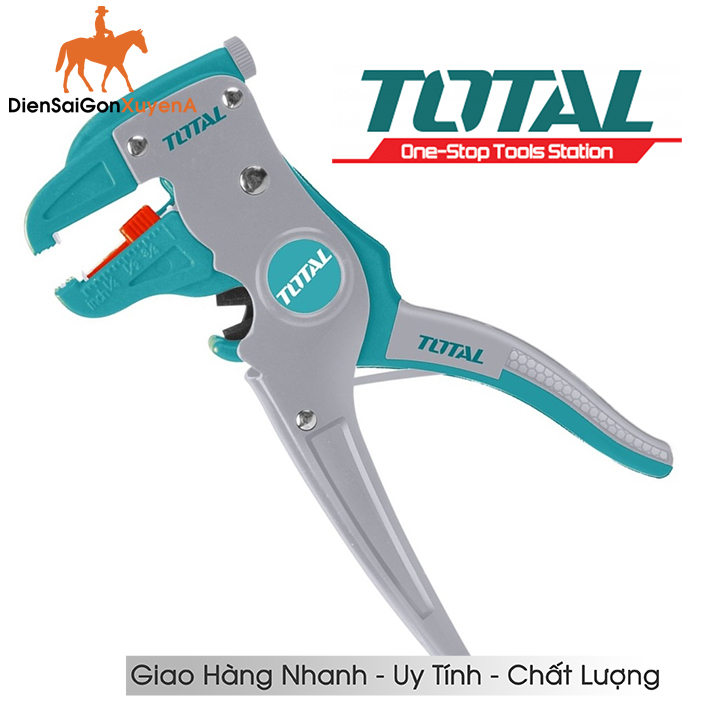 Kìm kiềm tuốt dây điện mỏ quạ 7inch total tht15606 - ngô gia tools