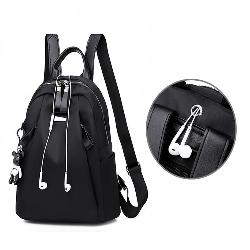 Balo Nữ Chống Nước Loại Xịn Chọn Ngay Balo Và Túi Đeo Vai Nữ Chống Trộm Thời Trang Cực Hót Thiết Kế Trẻ Trung , Kích Thước Rộng Rãi Có Thể Đựng Sách Vở Laptop , Đồ Dùng Đi Học Thoải Mái Với Hai Màu Đen Xám Sang Chảnh.