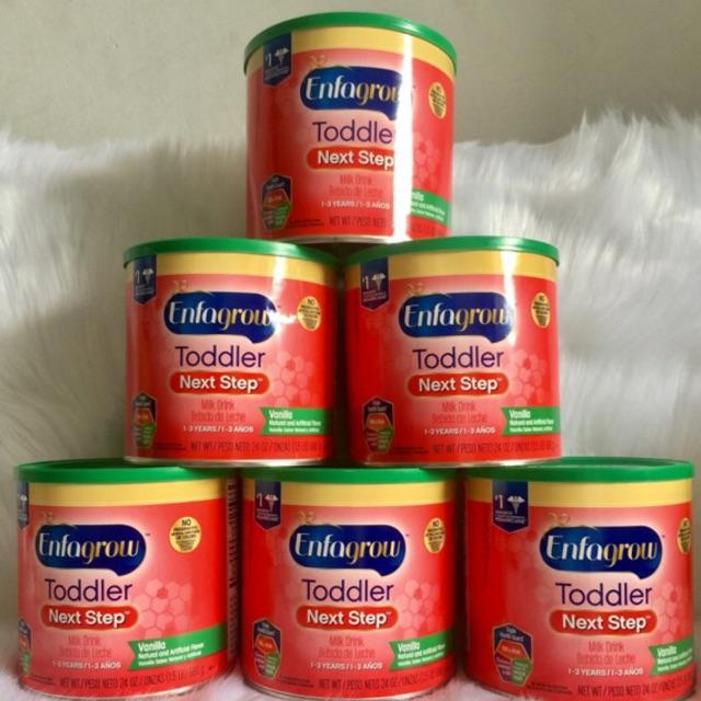Sữa Enfagrow todder next step 680g (nắp xanh vị vani)