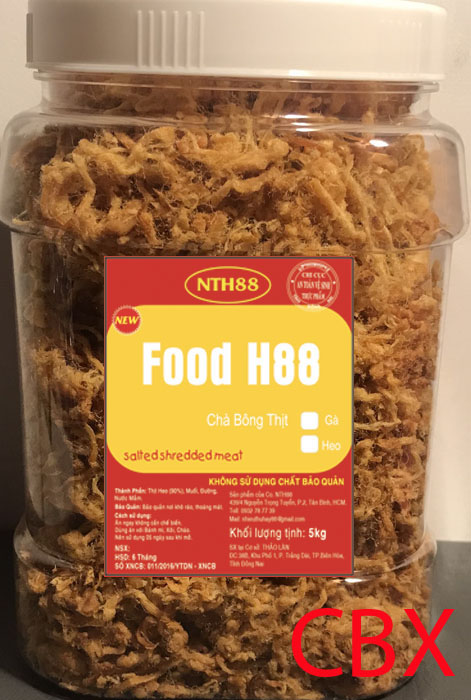 500gr chà bông xù đóng 1 hũ