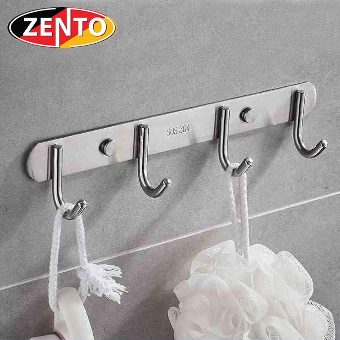 Móc treo quần áo 4 chấu inox304 zento hb1120-4