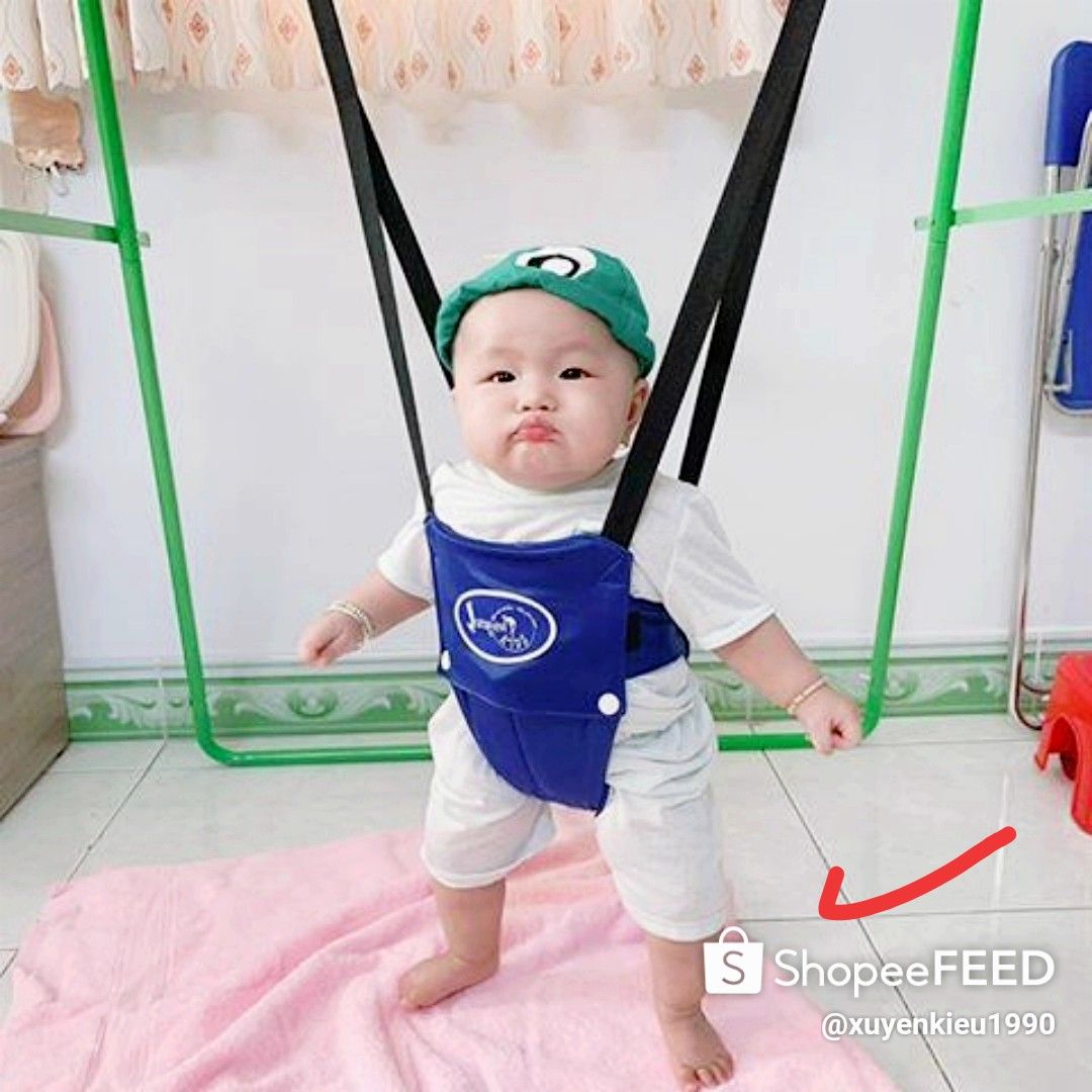 Xích đu tập đi cho bé từ 4 tháng tới 36 tháng kèm quà tặng,  bảo hành 2 năm