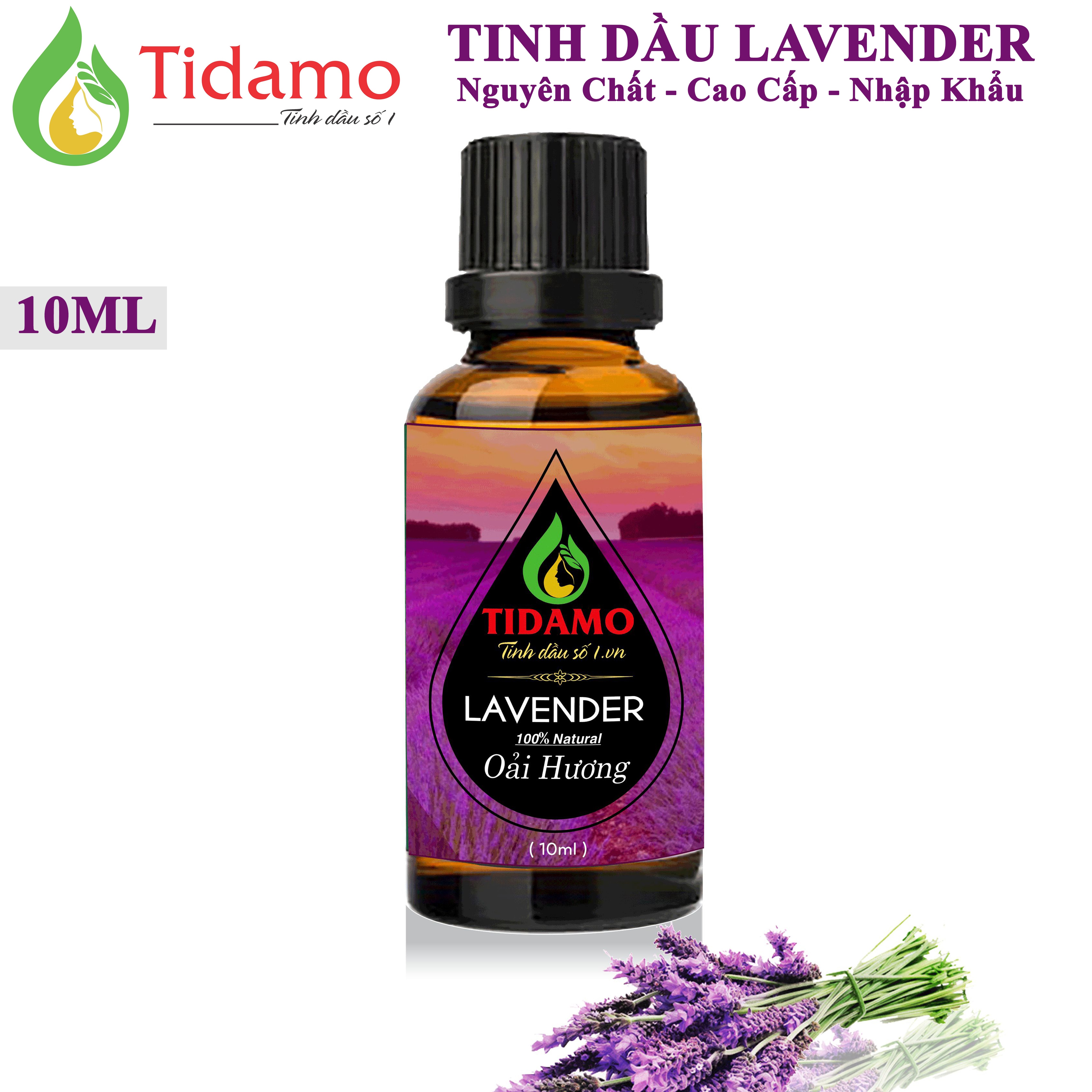 Tinh Dầu Oải Hương 10ml - Tinh Dầu Lavender Nguyên Chất Chính Hãng TIDAMO Giúp Thư giản, Bảo Vệ sức khỏe