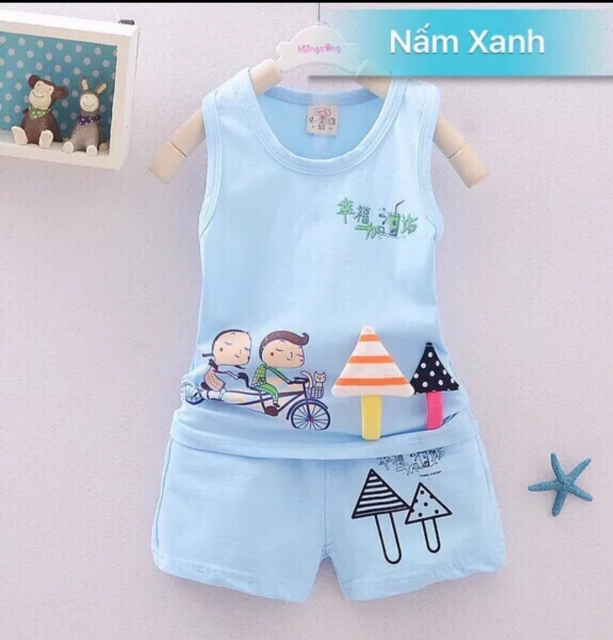[ SALE THÁNG 10 ] Bộ đồ dành cho bé trai , bé gái 100% cotton siêu yêu ( 7-22 kg)