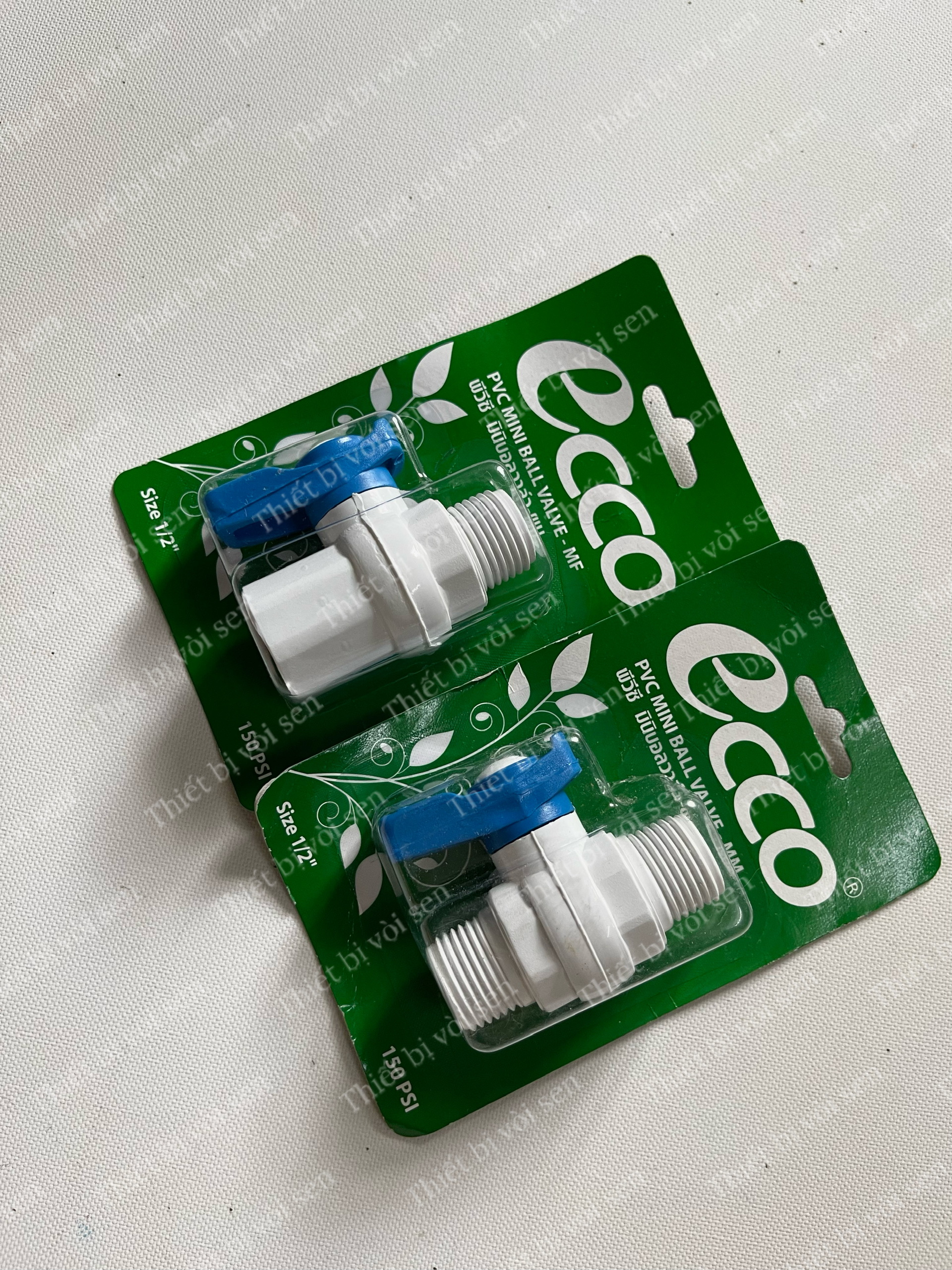 Chính hãng Van khống chế ECCO nhựa 2 đầu răng Thái Lan nhựa cao cấp