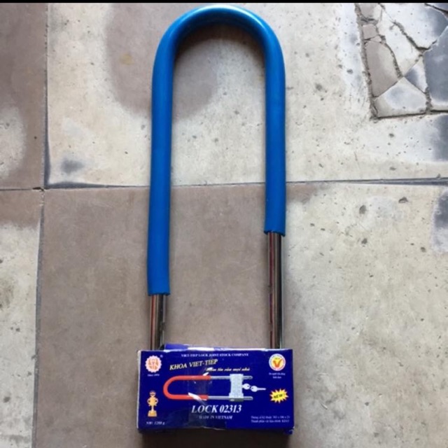 Khoá Chữ U Dài Việt Tiệp 02313( Dài Khoá Cửa Kính Cường Lực )