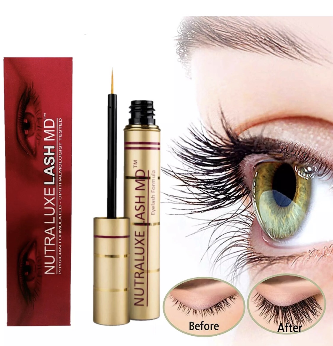Dưỡng mi Nutraluxe Lash MD - hàng nhập Mỹ (Full size 4,5 ml)