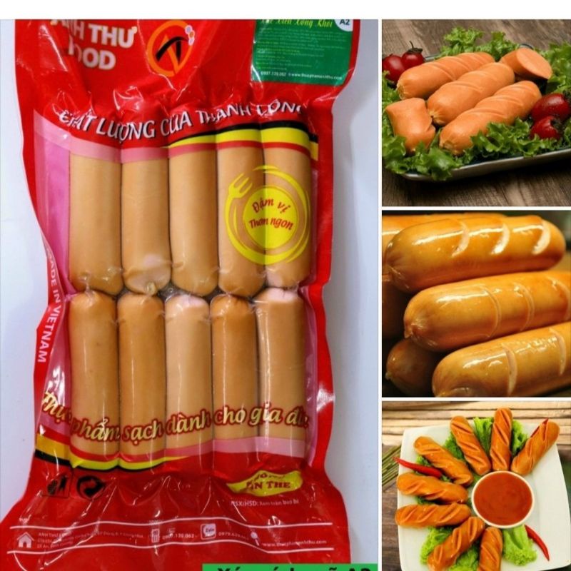 Xúc xích đức xông khói anh thư 500g