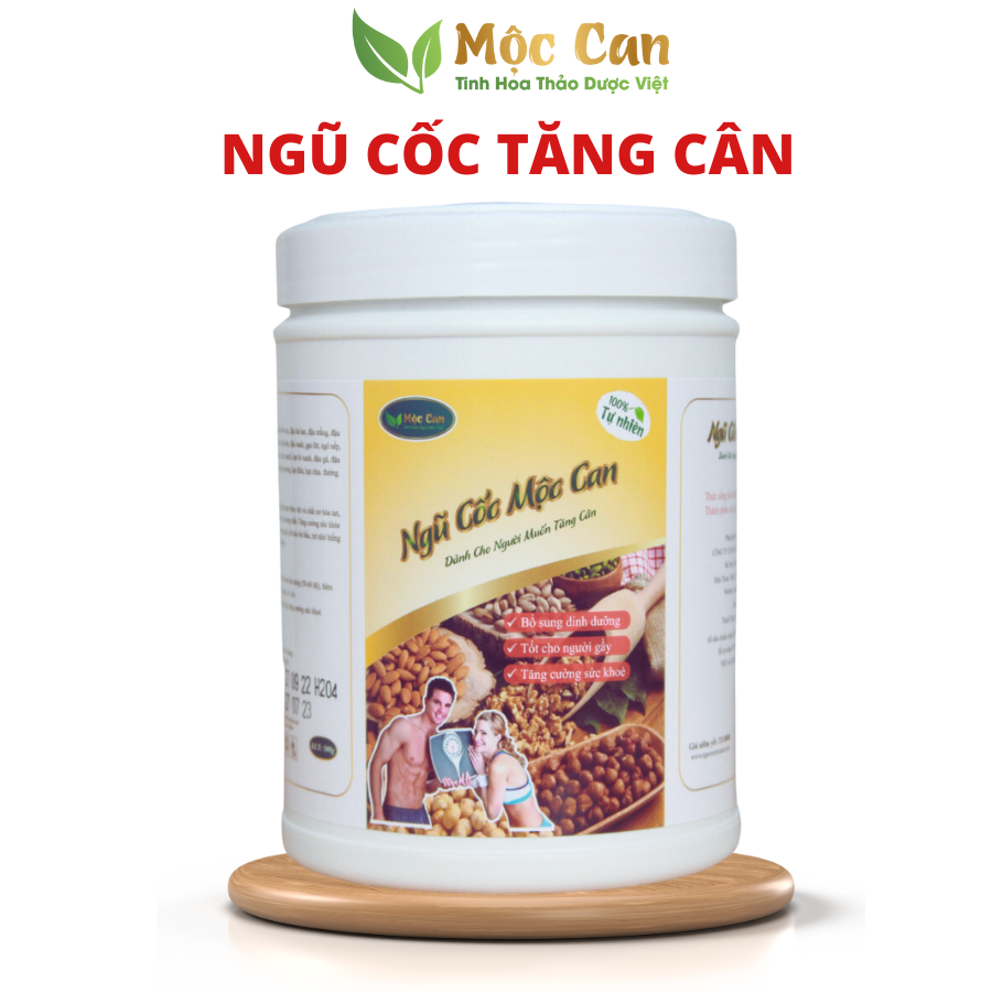 Ngũ cốc tăng cân cho người gầy, ngũ cốc tăng cân Mộc Can, tăng cân tăng cơ, bổ xung chất dinh dưỡng cho cơ thể
