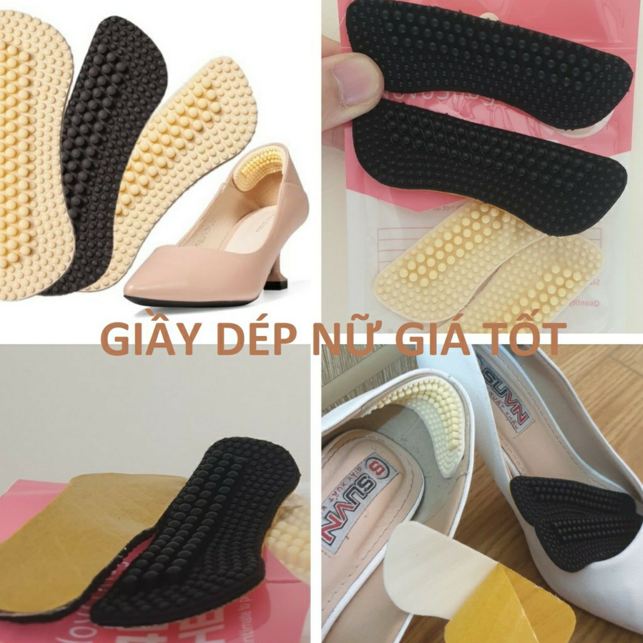 Miếng lót giày silicon 4D chống đau chân