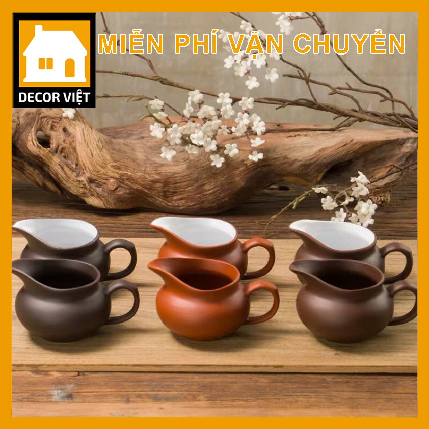 Chén tống trà, Chén tống tử sa Nghi Hưng tinh hoa trà đạo phụ kiện bàn trà Decor Việt