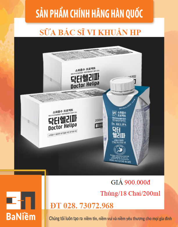 Sữa bác sĩ vi khuẩn hp
