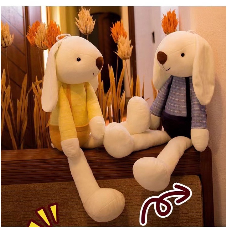 Thú bông cho bé gấu bông - thỏ bông - cừu bông - thú bông đáng yêu cho bé dùng thay gối ôm cùng bé ngủ, thỏ tai dài cho bé size siêu to 50cm