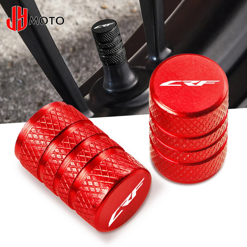 Đối với Honda CRF 150 250 450 crf150 RF cr450 rxRX crf230f crf250 rxLM Dirt Bike CNC xe bánh xe lốp van gốc Mũ bao gồm