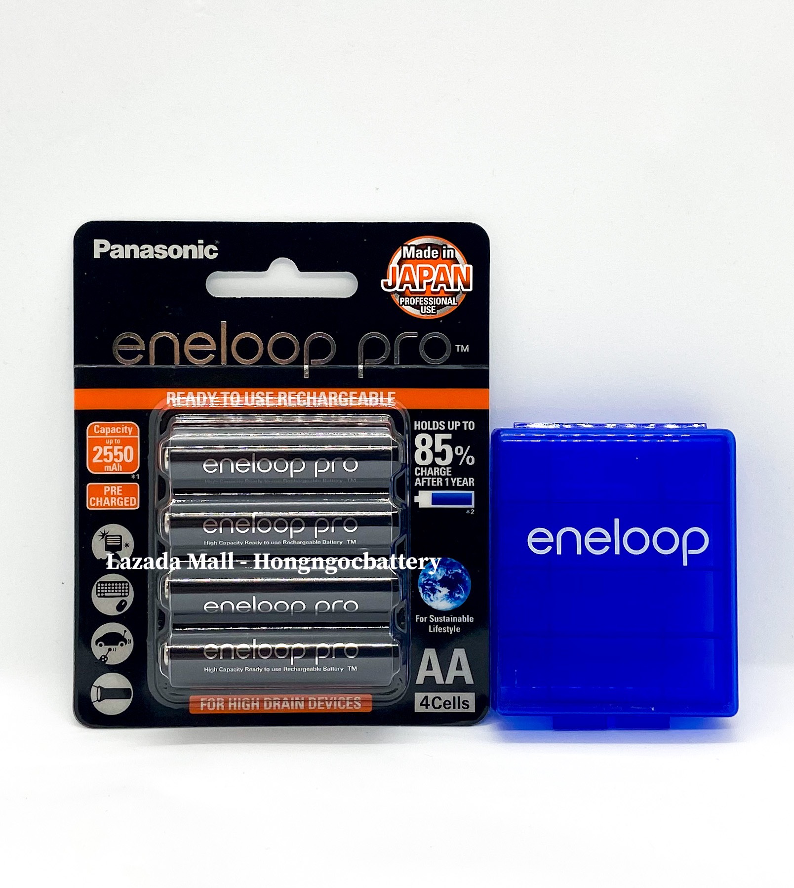 Pin Sạc AA Eneloop PRO Dung Lượng 2550 mAh - Hàng Chính Hãng